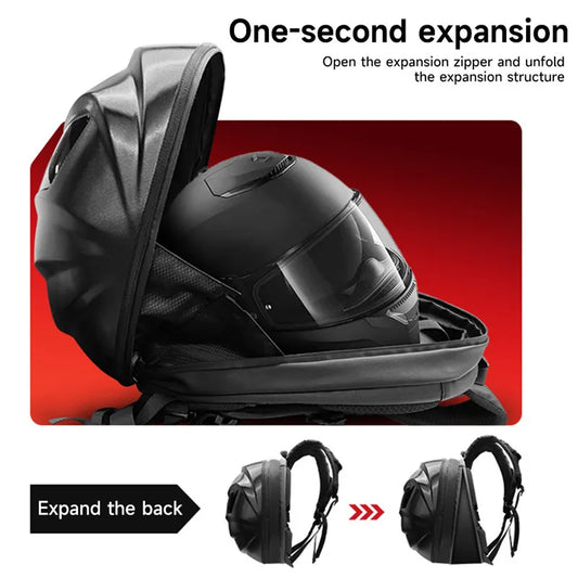 Bluetooth Control LED Eyes Motorcycle Backpack
