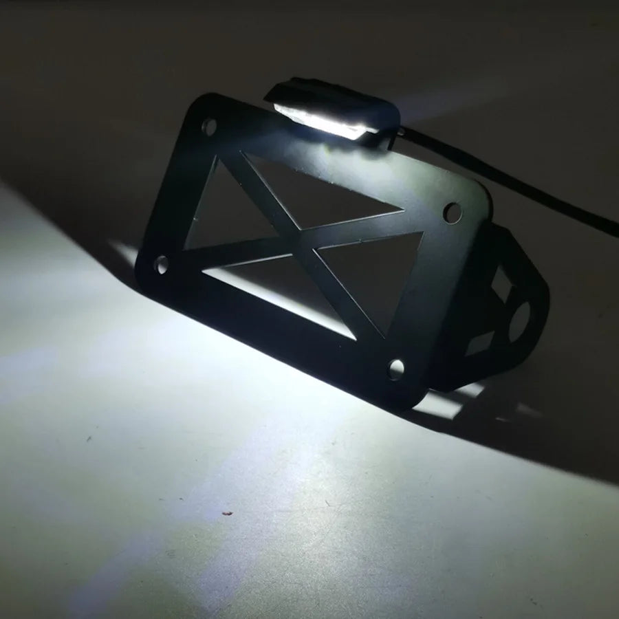 License Plate Holder Bracket with LED