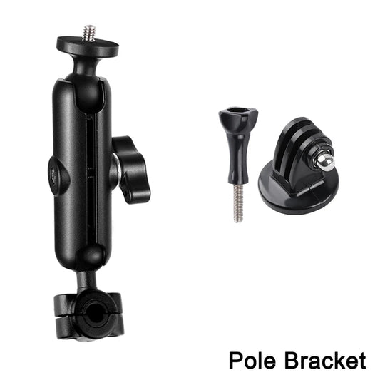 Montaggio della fotocamera del manubrio motociclistico