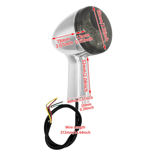 2pcs Motorcycle Rear Turn Signals Indicators