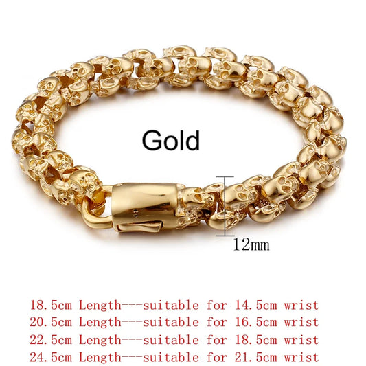 Skull Chain Bracelet