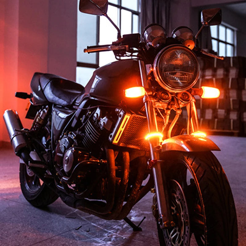 LED Turn Signal Light Strips for Motorcycle