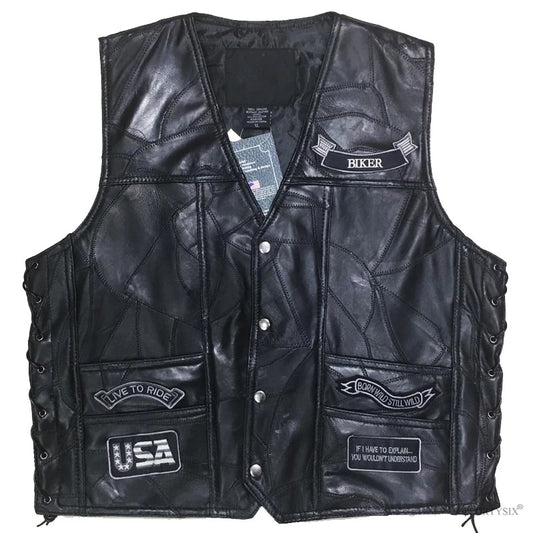 Live to Ride Leather Vest