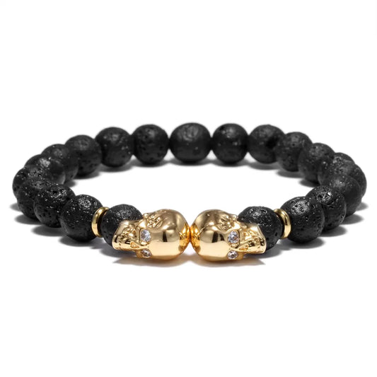 Skull Bracelet for Motorcyclists