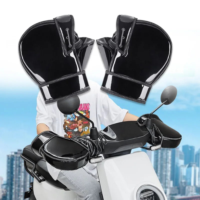 Fundas protectoras para manillar cálidas