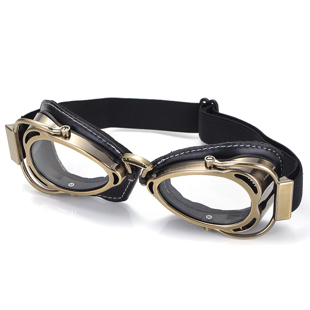 Occhiali da moto retrò