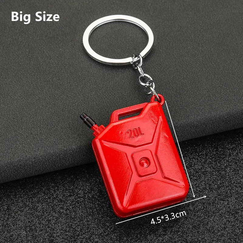 Gasoline Barrel Keychain