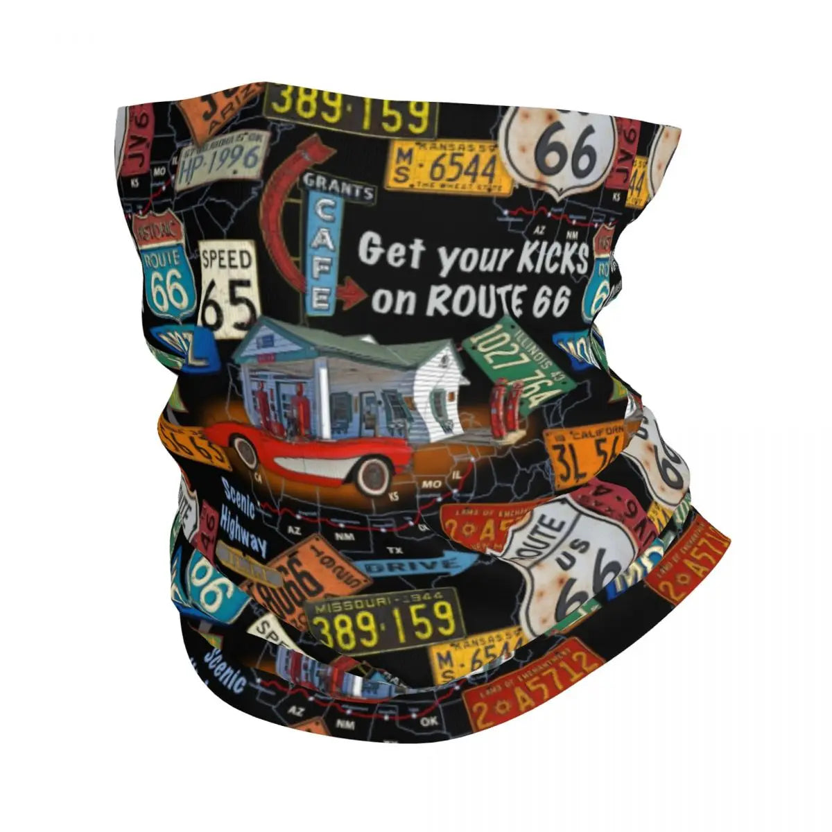 Route 66 Bandana Neck