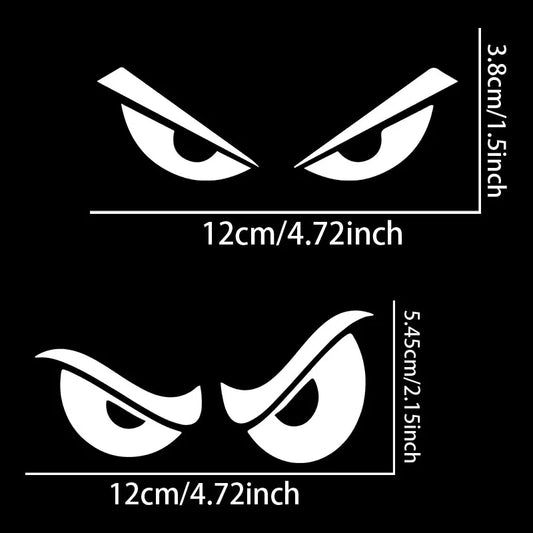 Pegatina de motocicleta de los ojos