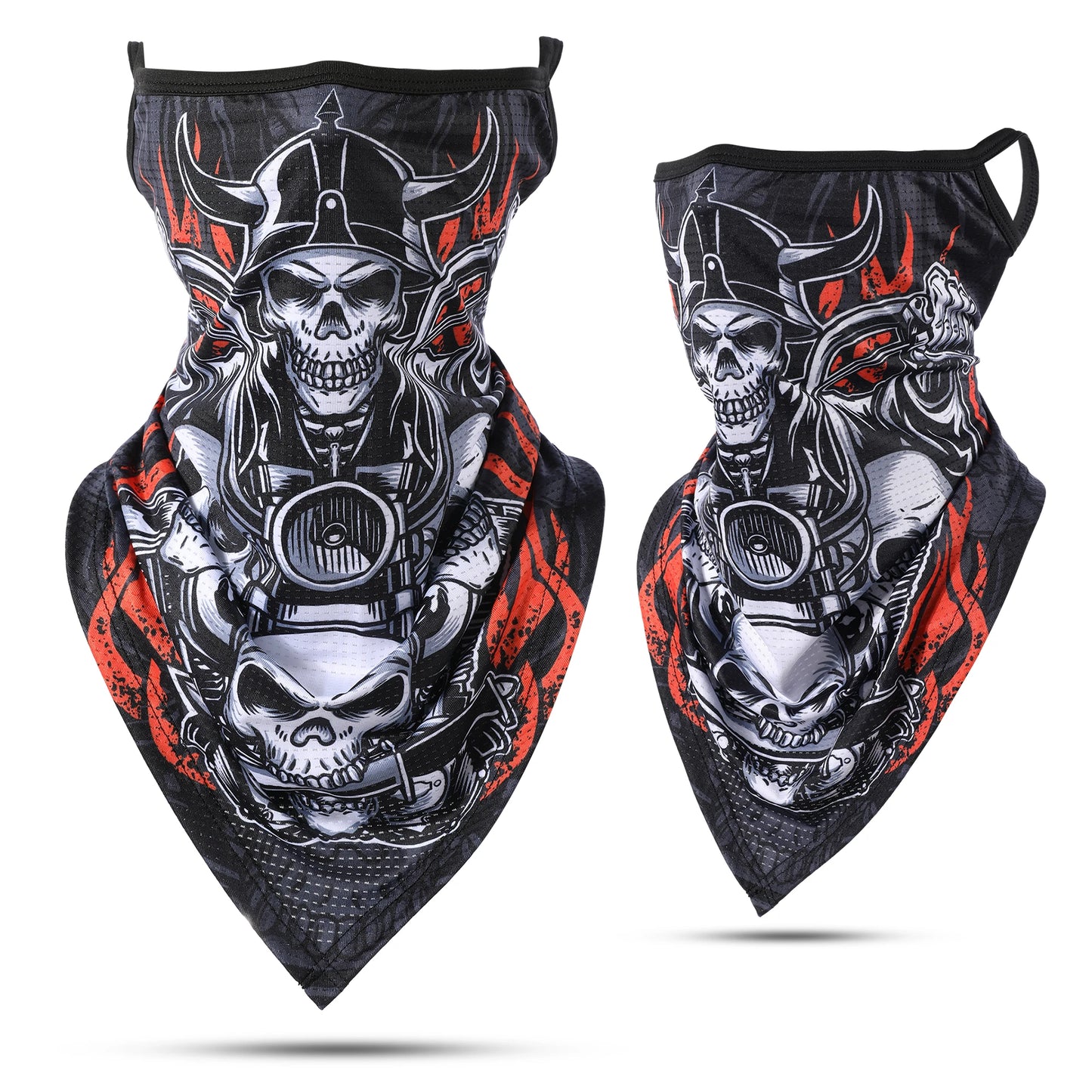 3D Skull Summer Bandana