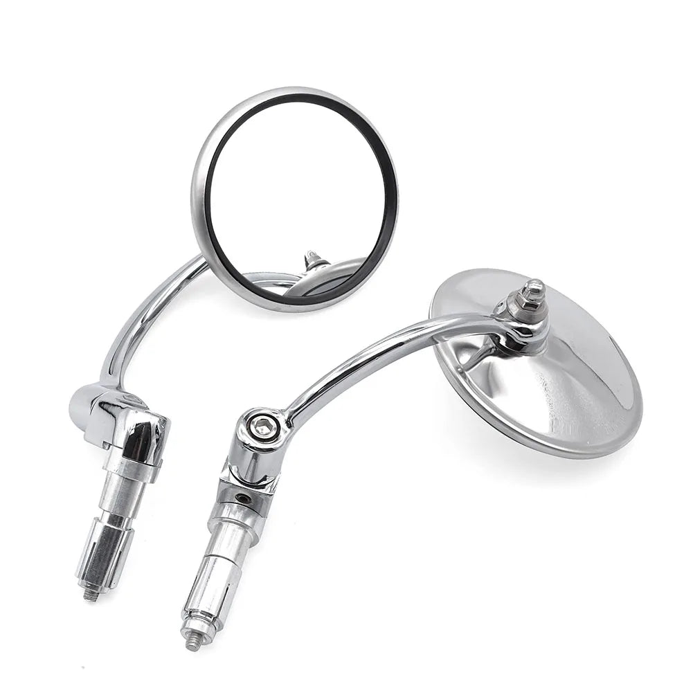 Motorcycle Chrome Aluminum Rear View Mirror