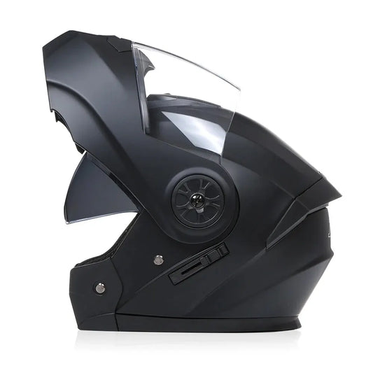 Casco di motociclette a doppio obiettivo