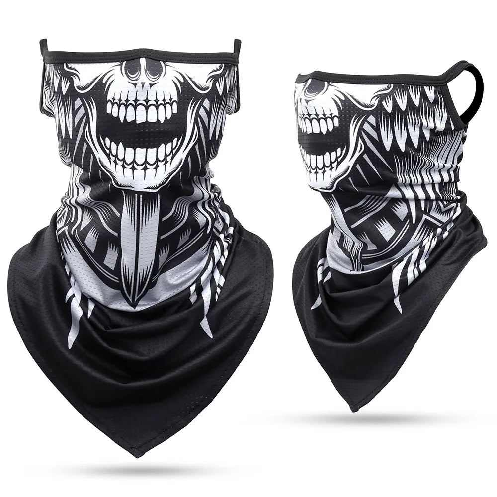3D Skull Summer Bandana