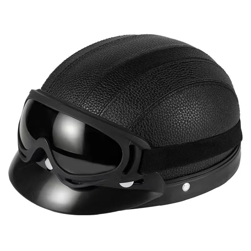 Vintage Leather Helmet