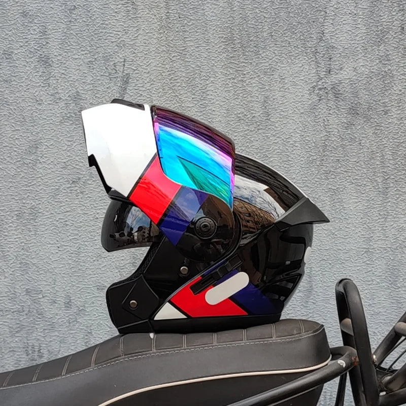 Modular Flip Motorcycle Helmet