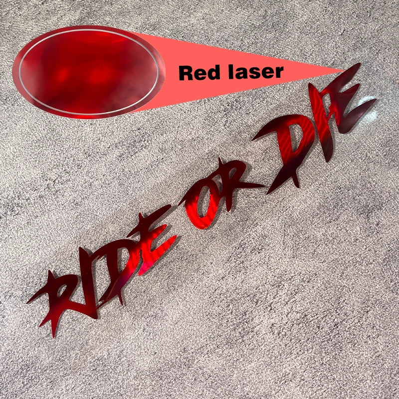 Ride or Die Sticker Helmet
