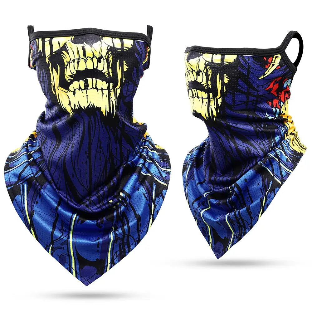 3D Skull Summer Bandana