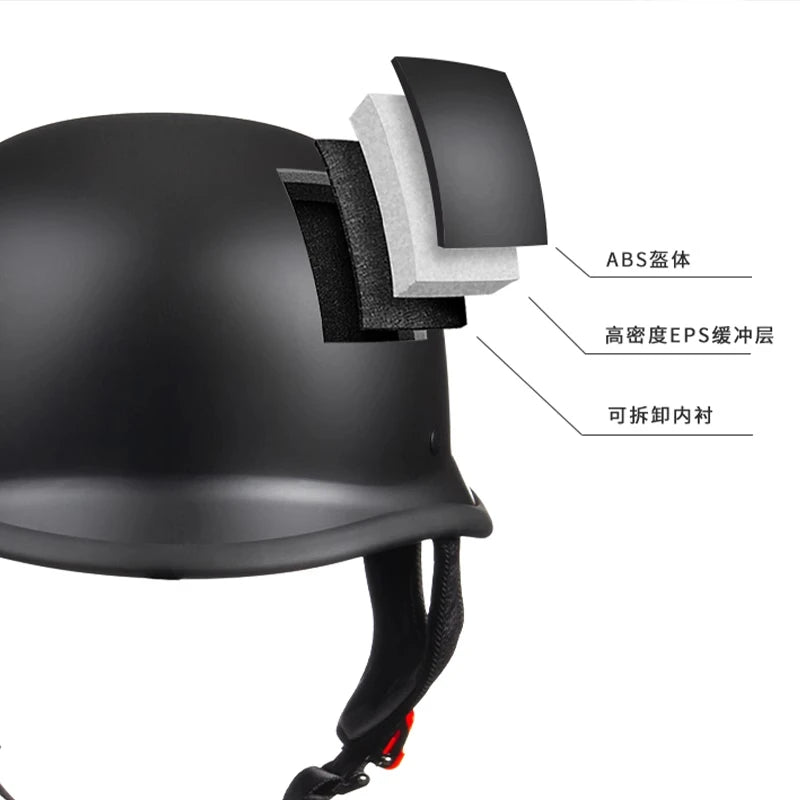 Vintage Half Helmet Punk