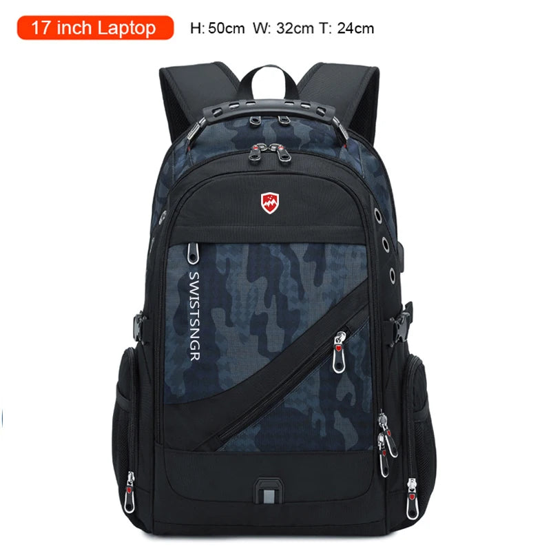 Motorcyclist Travel Backpack Lock Secure