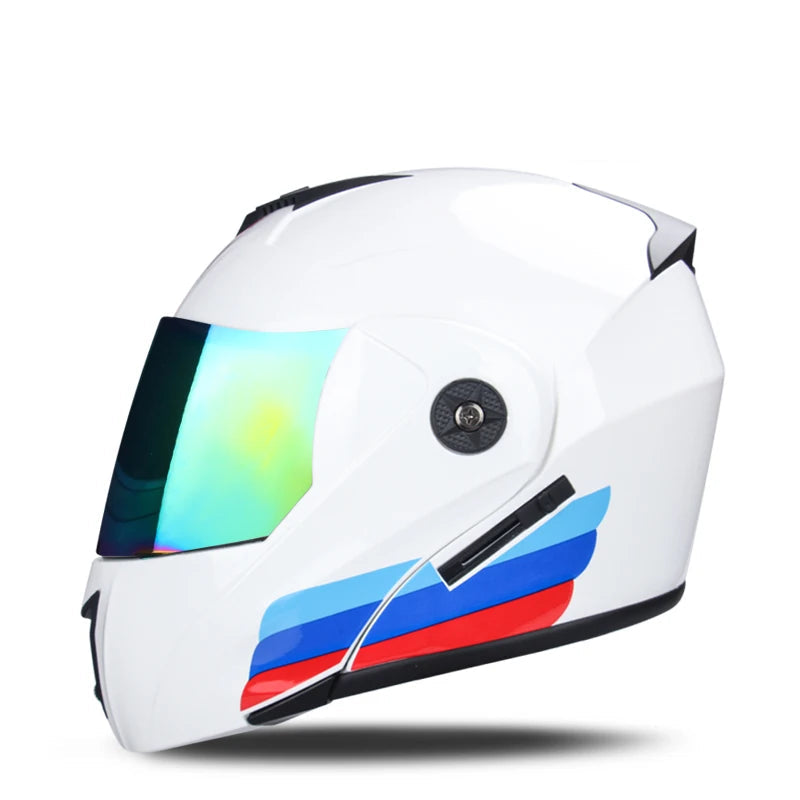 Modular Flip Helmet with Double Lens