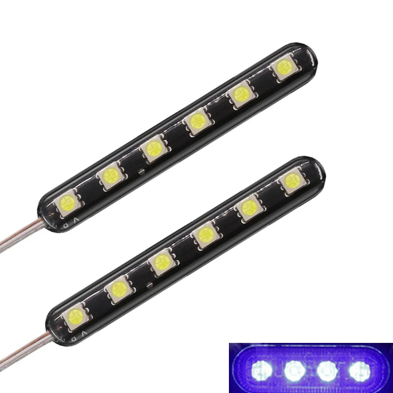 2Pcs LED 12V Light Strip for Motorcycle
