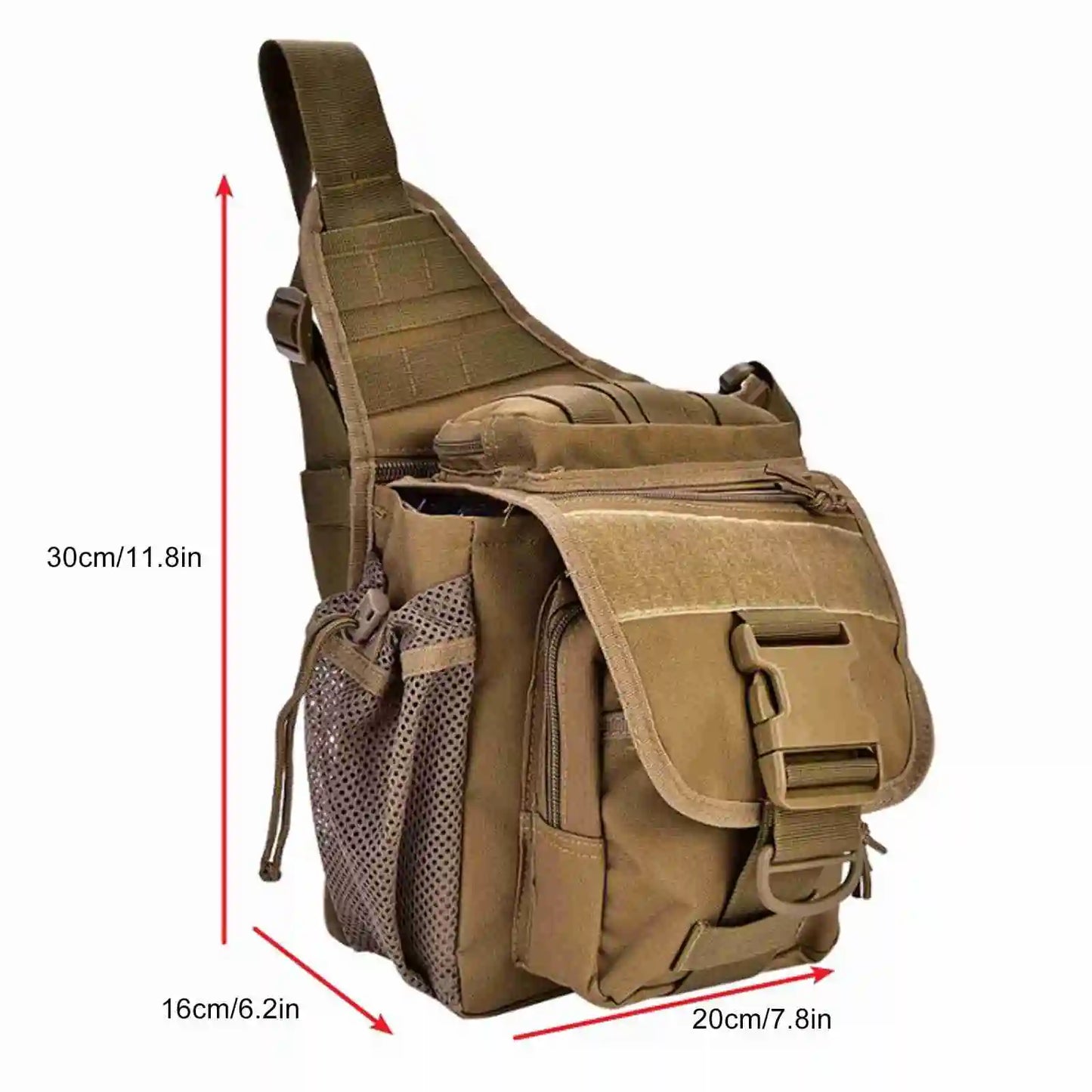 Crossbody Chest Backpack for Motorcyclists