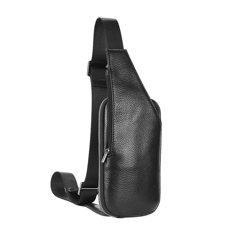 Leather Crossbody Chest Bag