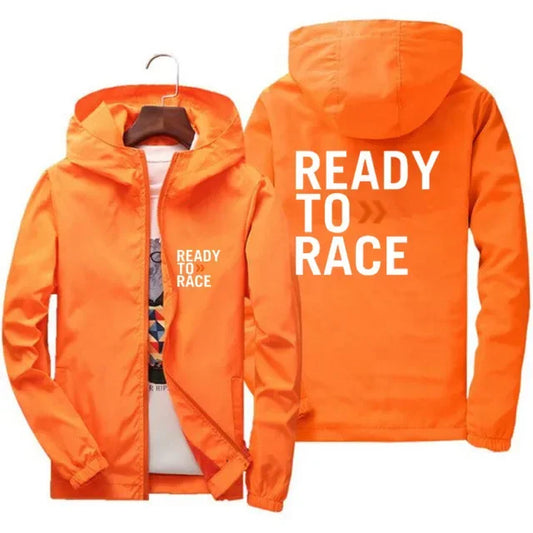 Bereit, Windjacke zu rennen