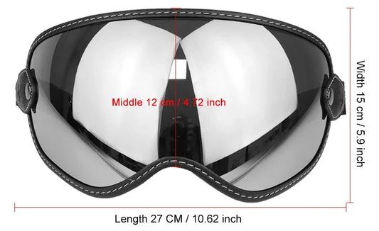 Retro Bubble Visor Lens Fit