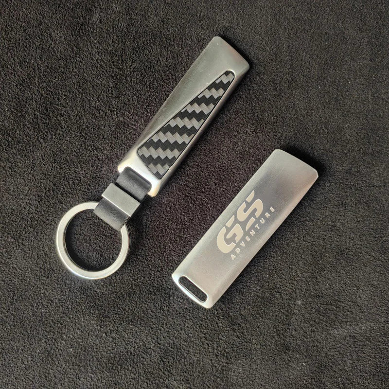GS Carbon Fiber Alloy Keychain