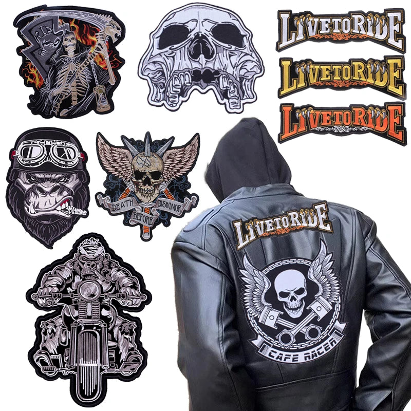Motorcycle Patches for Clothing