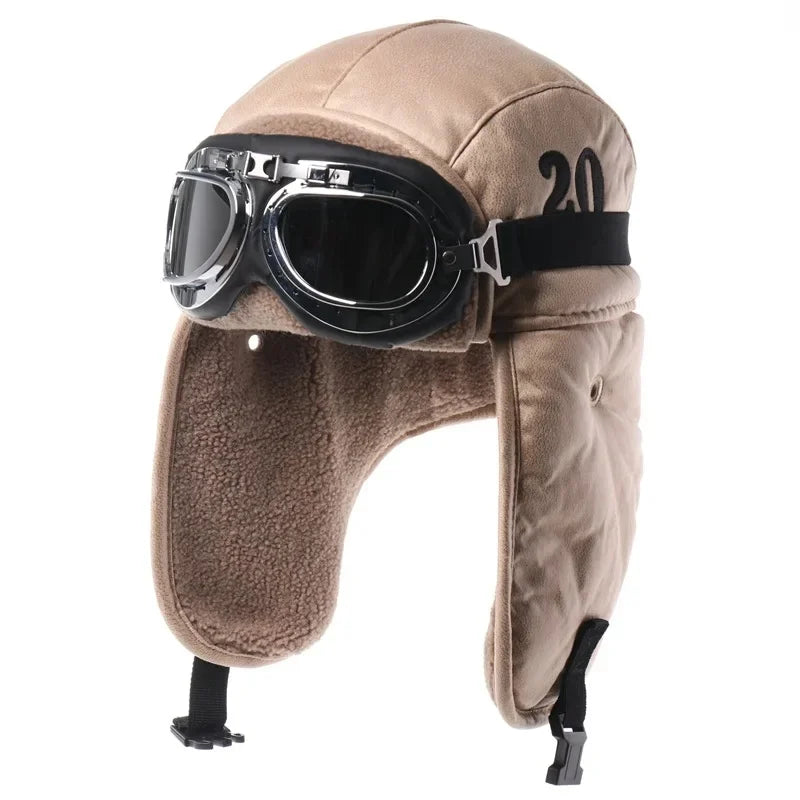 Bomber Hat with Goggles