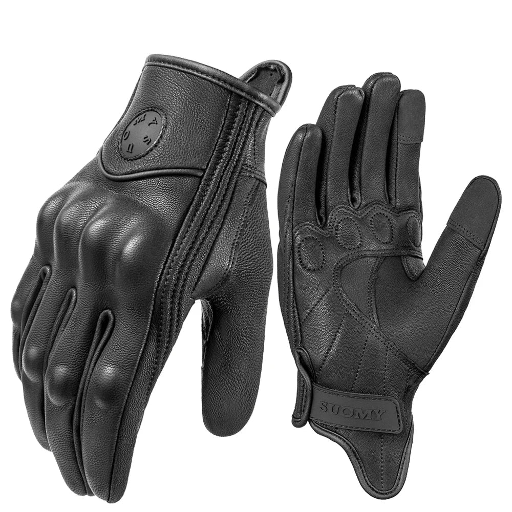 Leather Motorcycle Gloves