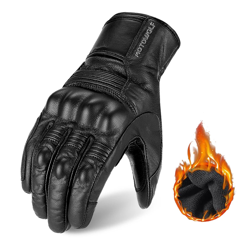 Racing Goatskin Motorcycle Gloves