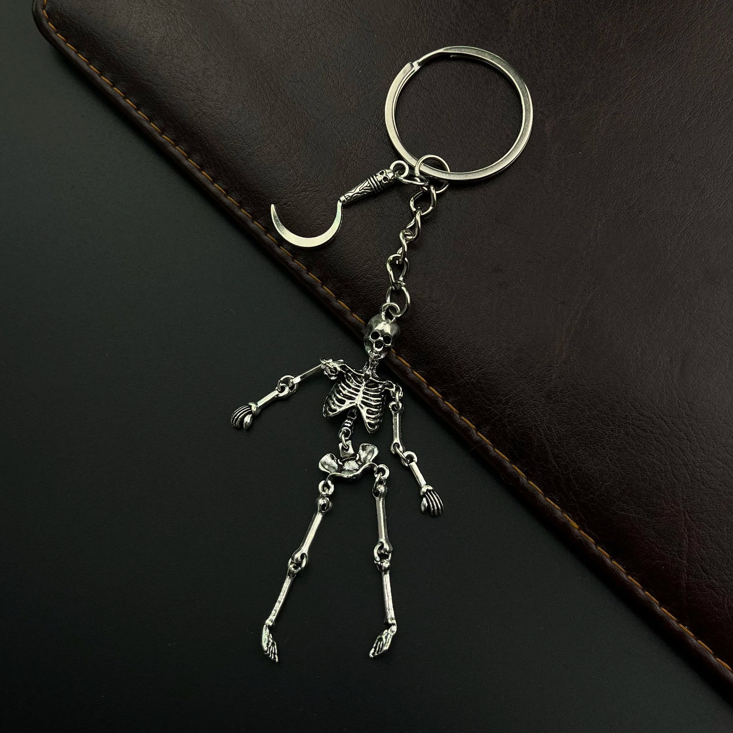 Skeleton Keychain Charm