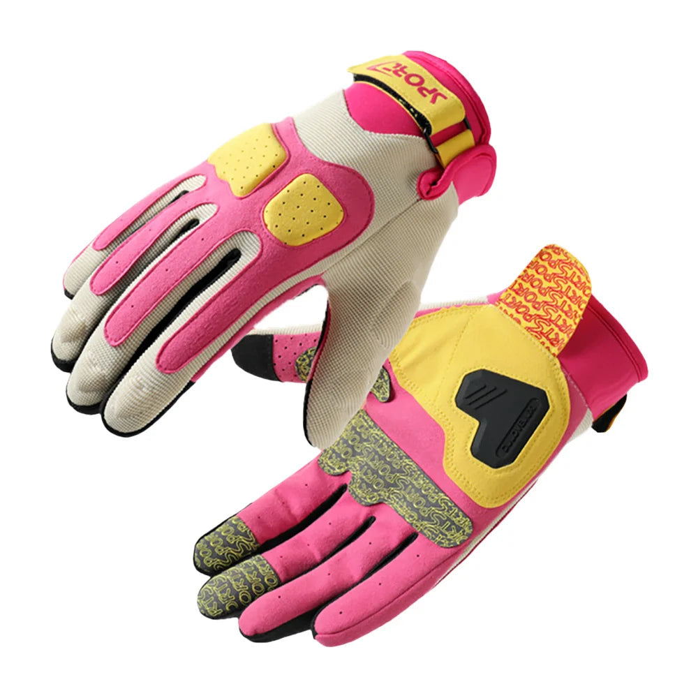 Vibrant Motorcycle Gloves