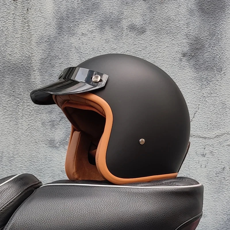 Retro Fire Motorcycle Helmet