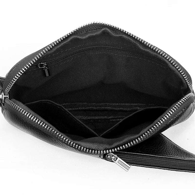 Leather Crossbody Chest Bag