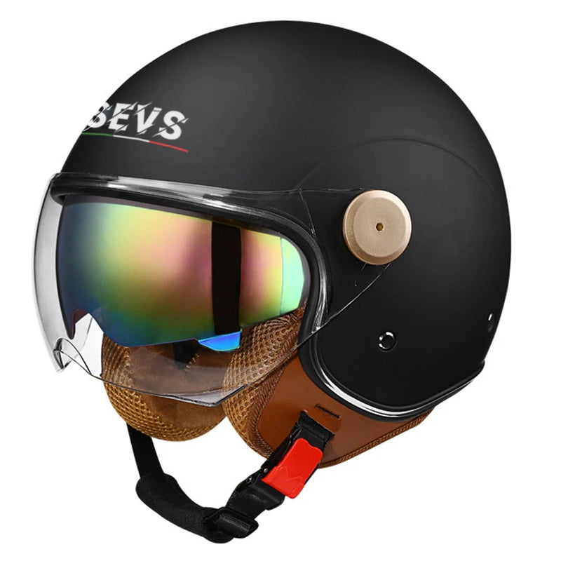 Open Half Helmet Retro