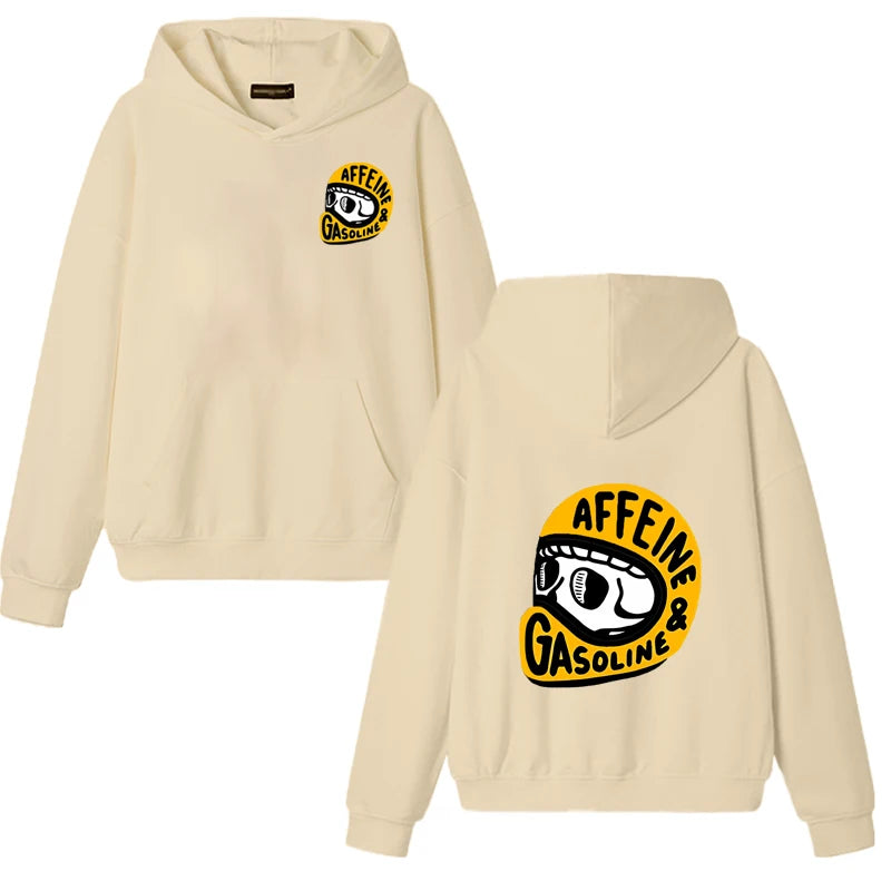Caféine et sweat à capuche à l'essence
