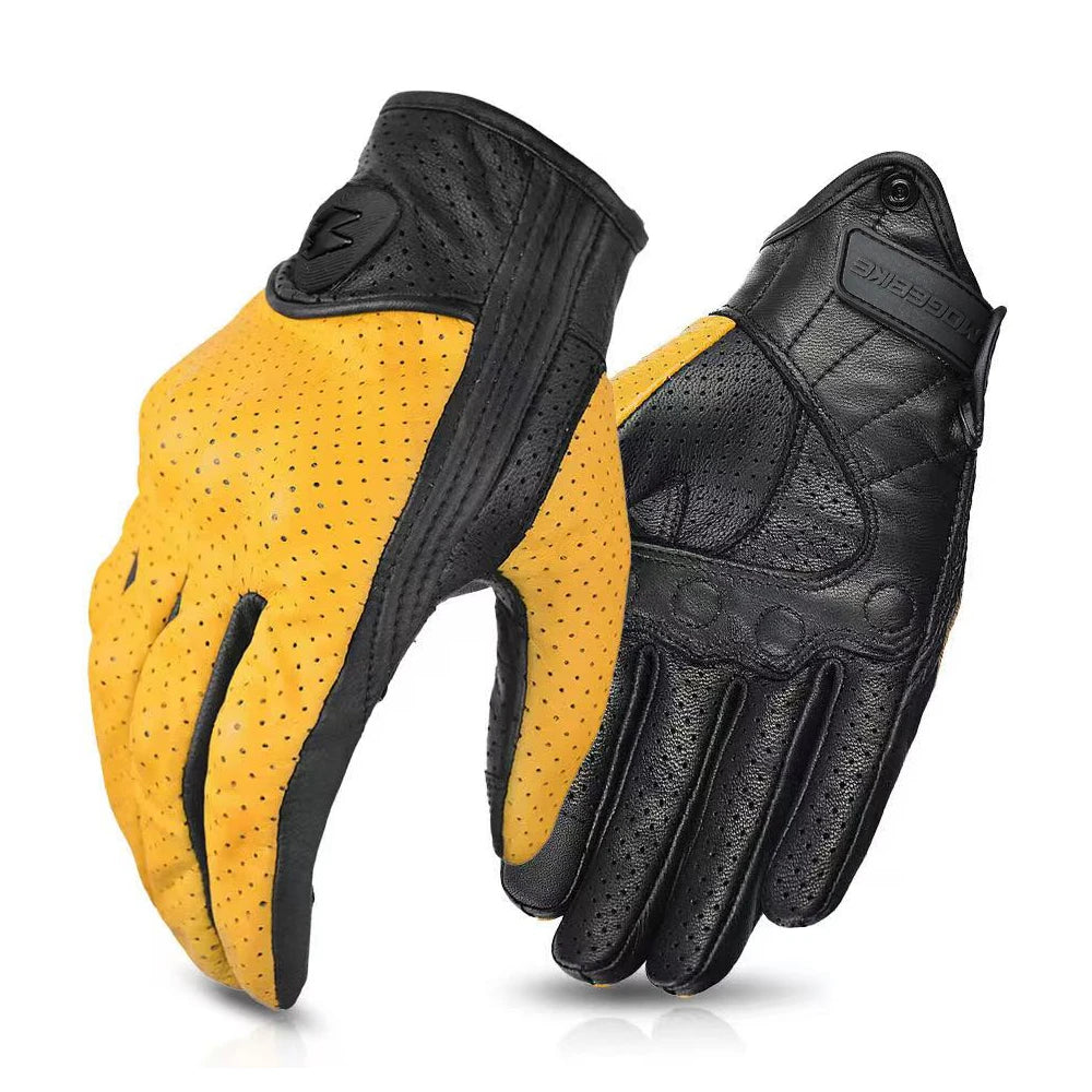 Motorcycle Leather Gloves