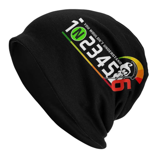 1N23456 Motorcycle Gear Biker Beanie