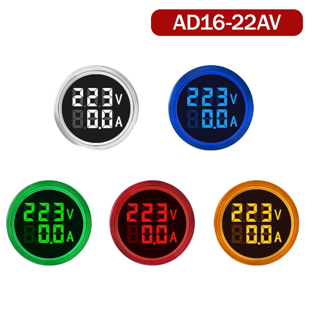 Mini amperometro voltmetro digitale a LED