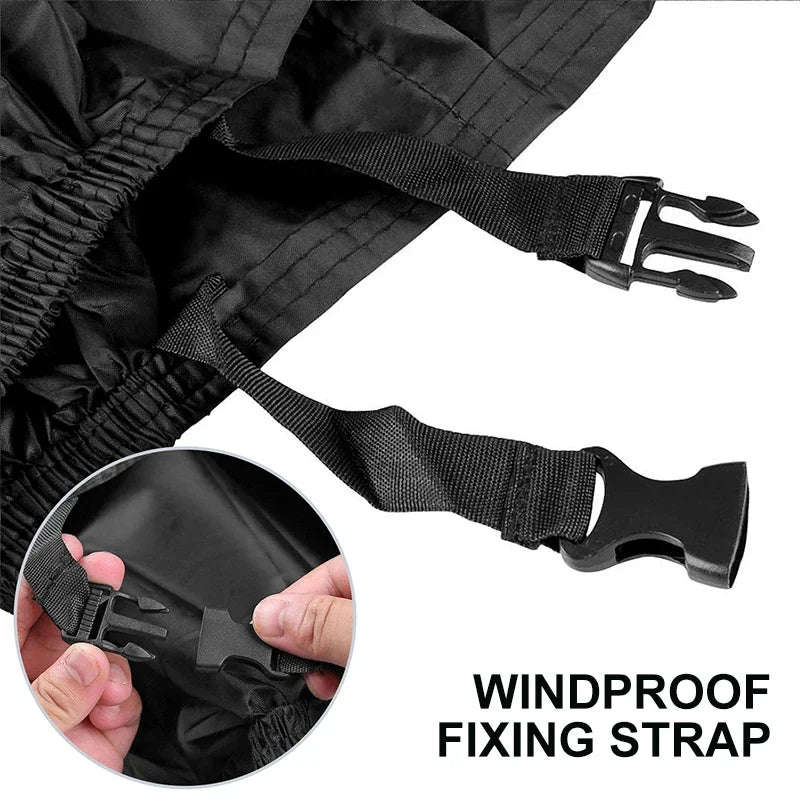 M Logo Windproof Motorcycle Cover