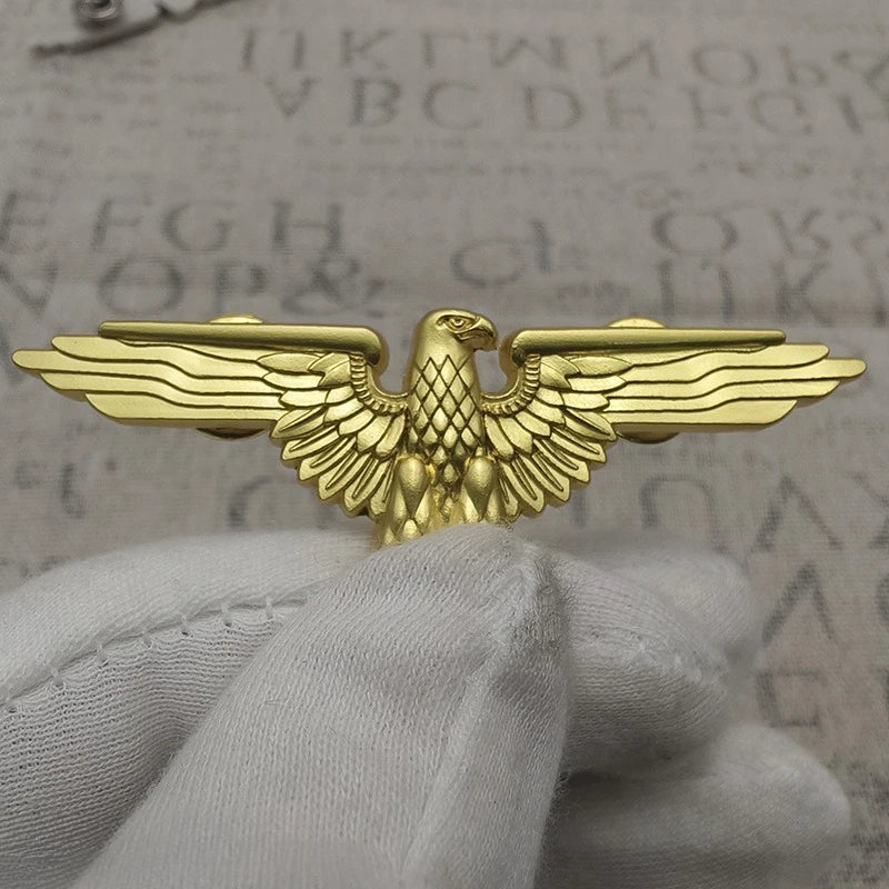 Eagle Metal Badge Brooch