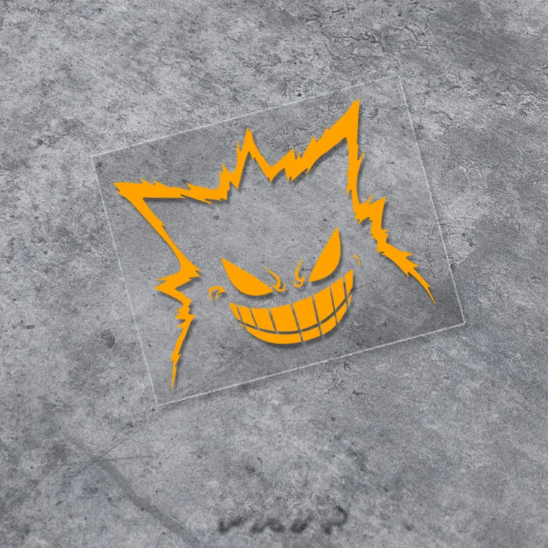 Evil Smiling Face Sticker