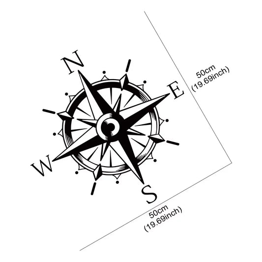 Sticker Compass Adventure