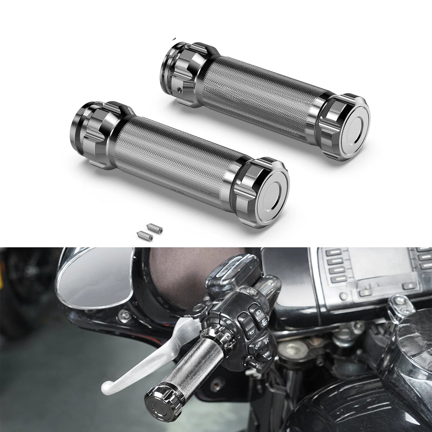 Durable Aluminum Handle Bar Grips