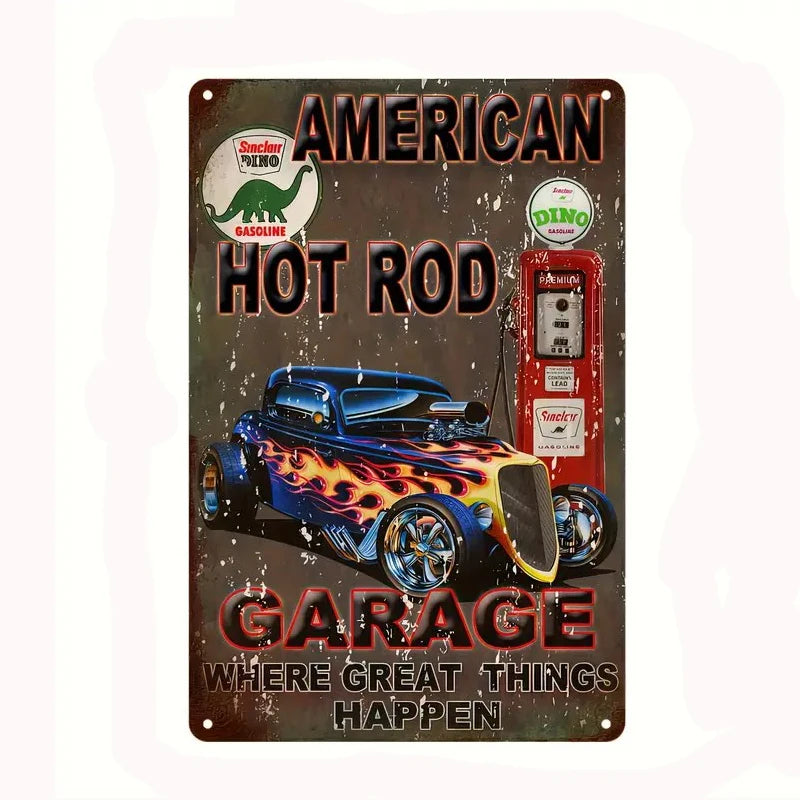 Vintage American Garage Wanddekoration