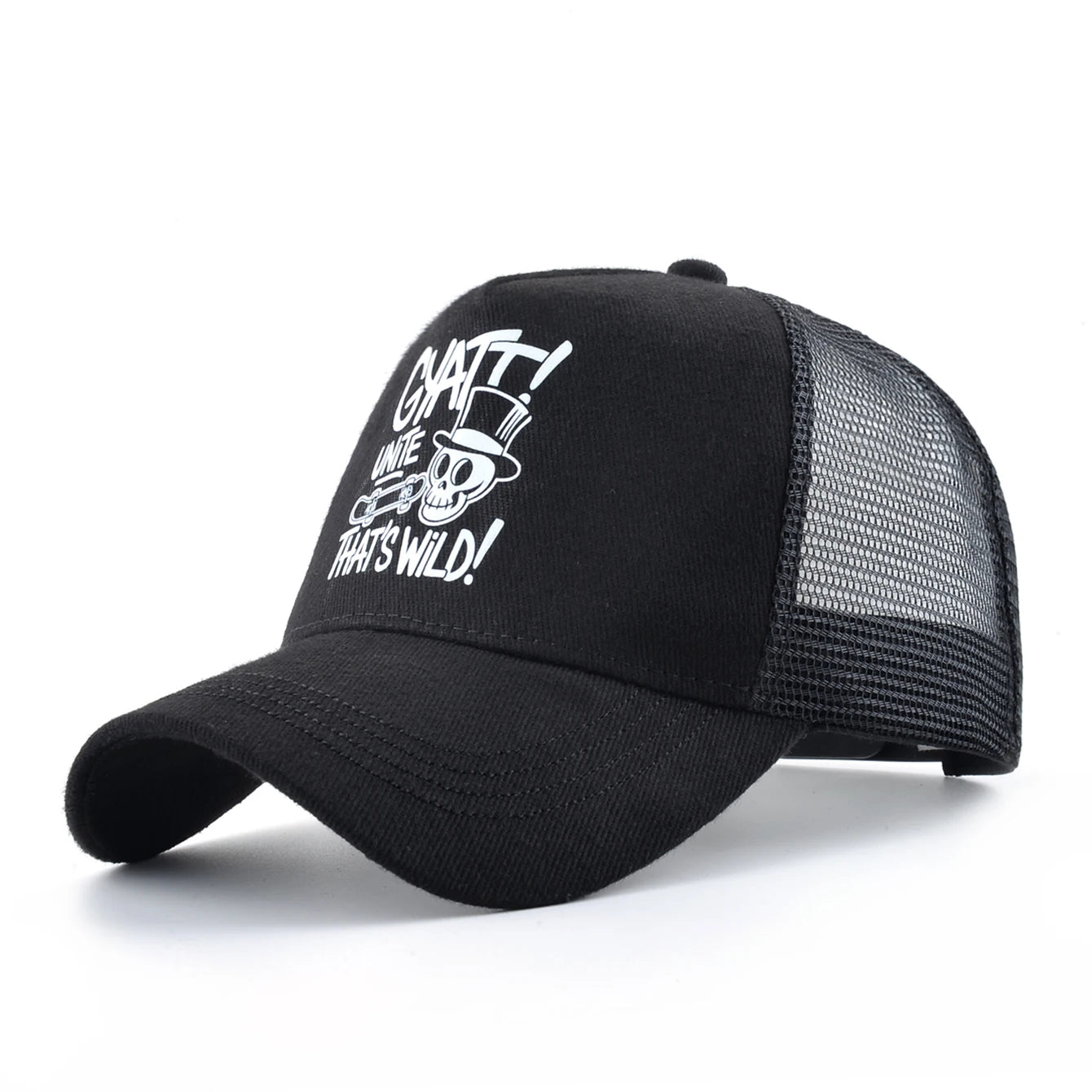 Skull Summer Cap for Motorcyclist